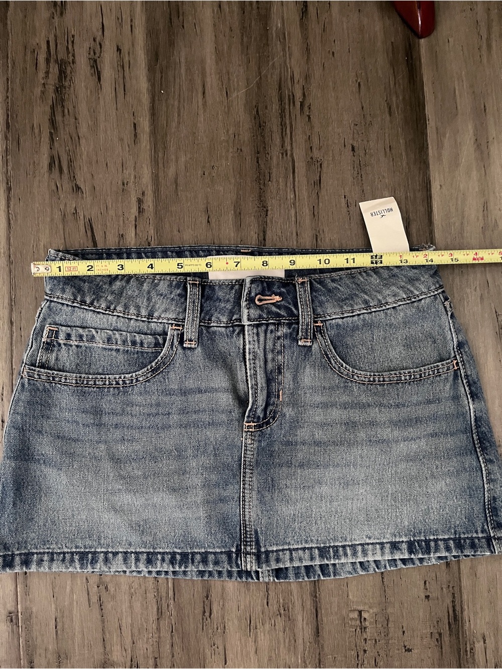 Hollister Light Blue Denim Mini Skirt - Picture 3 of 7